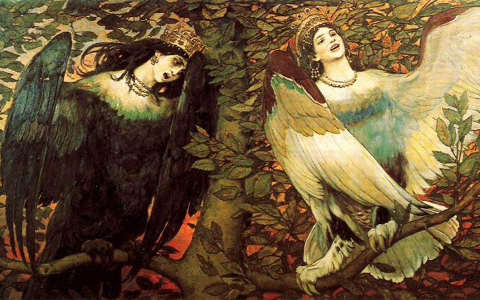 Сирин и Алконост. Худож. В.Васнецов.