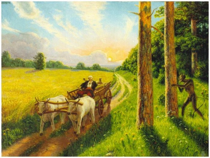"Чёрт и крестьянин". Сергей Петрович Панасенко (Михалкин).